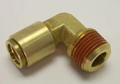Elbow 3/8" Tube (F) x 3/8" NPT (M) - K869083 Alkon
