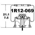 Goodyear Air Spring - 1R12-069 - Dayton Air Suspension