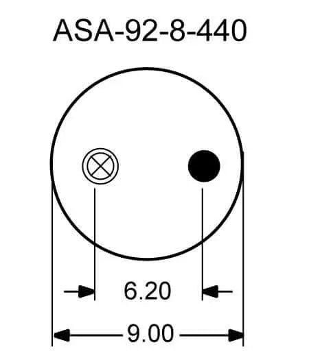 Goodyear Air Spring - 1R12-303 Goodyear