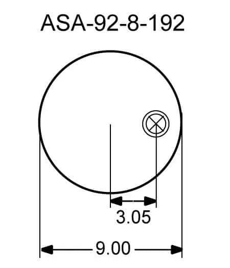 Goodyear Air Spring - 1R12-375 Goodyear