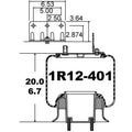 Goodyear Air Spring - 1R12-401 - Dayton Air Suspension