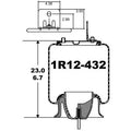 Goodyear Air Spring - 1R12-432 - Dayton Air Suspension