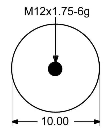 Goodyear Air Spring - 1R12-432 Goodyear