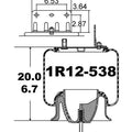 Goodyear Air Spring - 1R12-538 - Dayton Air Suspension
