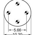 Goodyear Air Spring - 1R13-118 Goodyear