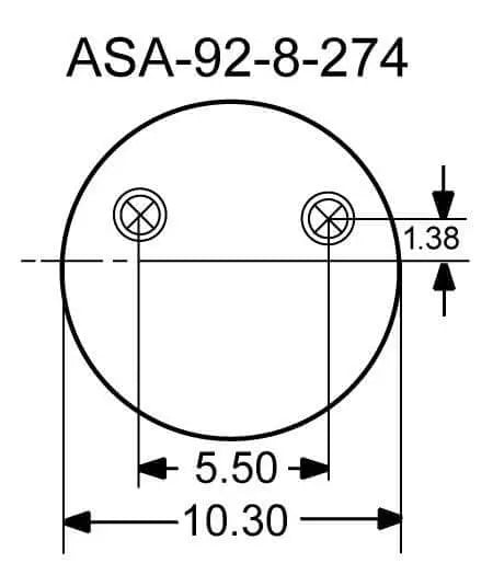 Goodyear Air Spring - 1R13-177 Goodyear