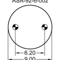 Goodyear Air Spring - 2B12-309 Goodyear