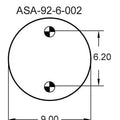 Goodyear Air Spring - 2B12-406 Goodyear