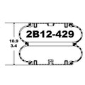 Goodyear Air Spring - 2B12-429 Goodyear