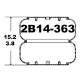 Goodyear Air Spring - 2B14-363 Goodyear