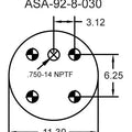 Goodyear Air Spring - 2B14-363 Goodyear