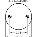 Goodyear Air Spring - 2B8-550 Goodyear