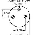 Goodyear Air Spring - 2B9-216 Goodyear