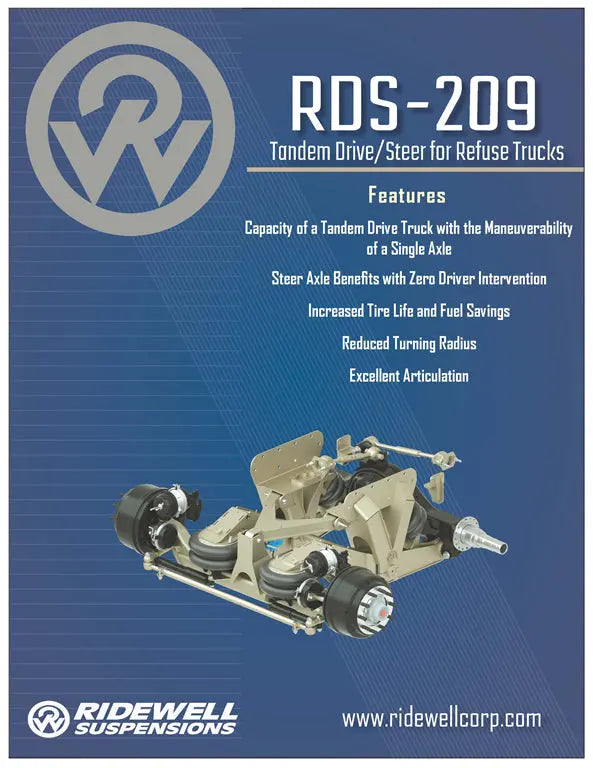 Ridewell RDS209 60/40 Tandem Air Drive/Steer Dayton Air Dayton Air