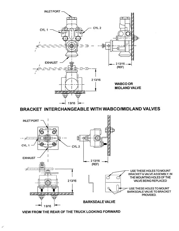 Barksdale Height Control Valve - KD2356 Barksdale