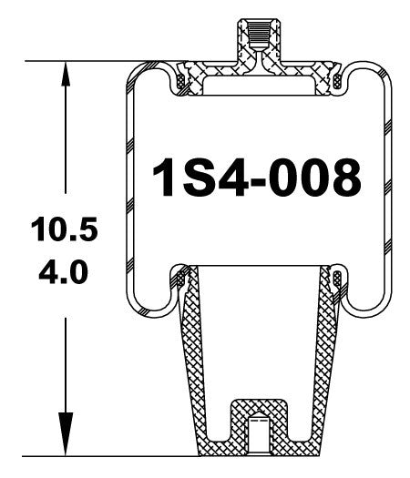 Goodyear Air Spring - 1S4-008