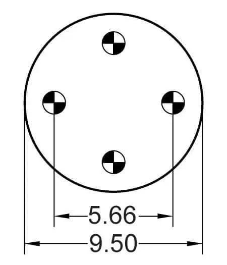 Goodyear Air Spring - 1R12-375 Goodyear