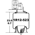 Goodyear Air Spring - 1R12-523 - Dayton Air Suspension