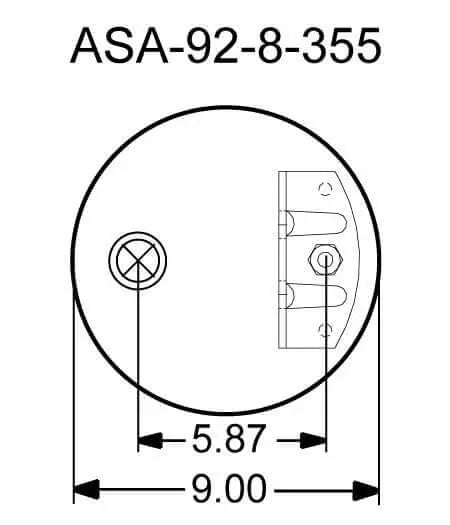 Goodyear Air Spring - 1R12-523 Goodyear