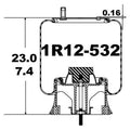 Goodyear Air Spring - 1R12-532 - Dayton Air Suspension