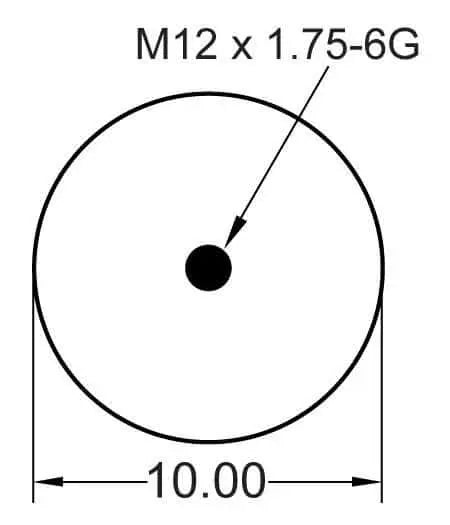 Goodyear Air Spring - 1R12-538 Goodyear