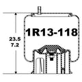 Goodyear Air Spring - 1R13-118 - Dayton Air Suspension
