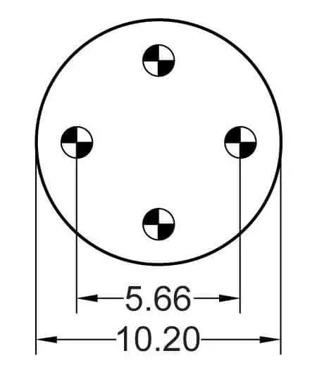 Goodyear Air Spring - 1R13-118 Goodyear