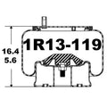 Goodyear Air Spring - 1R13-119 - Dayton Air Suspension