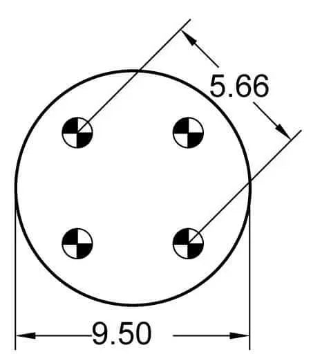 Goodyear Air Spring - 1R13-119 Goodyear