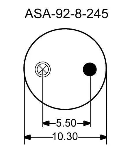 Goodyear Air Spring - 1R13-130 Goodyear