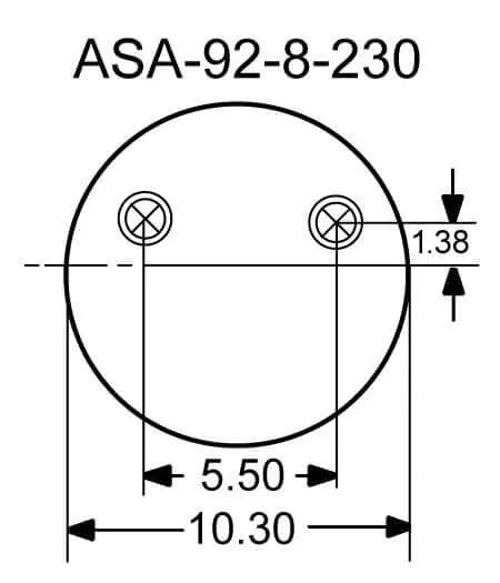 Goodyear Air Spring - 1R13-159 Goodyear