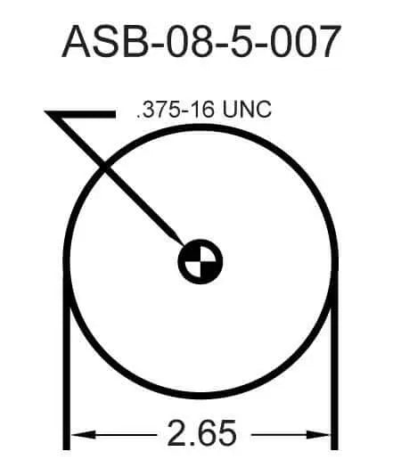 Goodyear Air Spring - 1S4-007 Goodyear