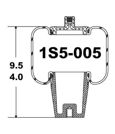Goodyear Air Spring - 1S5-005 Goodyear