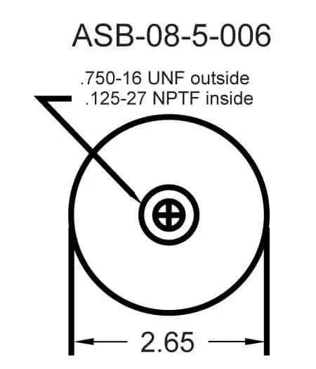 Goodyear Air Spring - 1S5-005 Goodyear