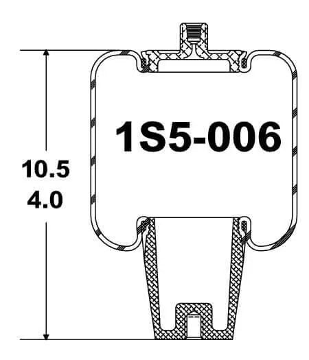 Goodyear Air Spring - 1S5-006 Goodyear