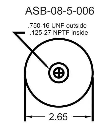Goodyear Air Spring - 1S5-006 Goodyear