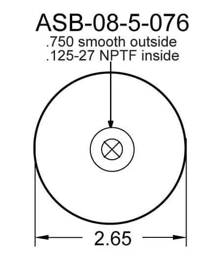 Goodyear Air Spring - 1S5-038 Goodyear