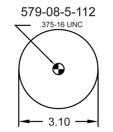 Goodyear Air Spring - 1S5-186 Goodyear