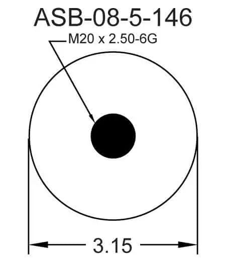 Goodyear Air Spring - 1S6-055 Goodyear