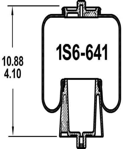 Goodyear Air Spring - 1S6-641 Goodyear