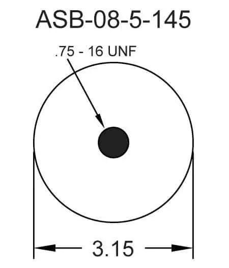 Goodyear Air Spring - 1S6-641 Goodyear