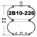 Goodyear Air Spring - 2B10-226 Goodyear