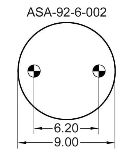 Goodyear Air Spring - 2B12-309 Goodyear