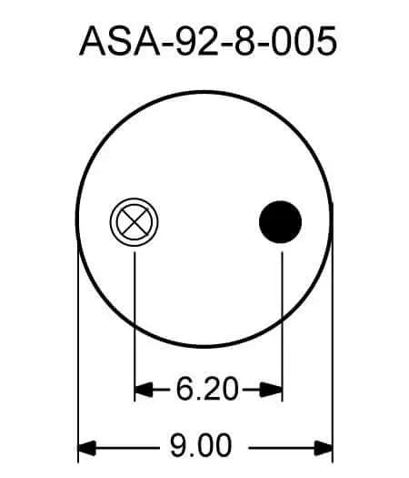 Goodyear Air Spring - 2B12-406 Goodyear