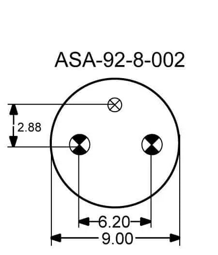 Goodyear Air Spring - 2B12-425 Goodyear