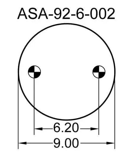 Goodyear Air Spring - 2B12-425 Goodyear