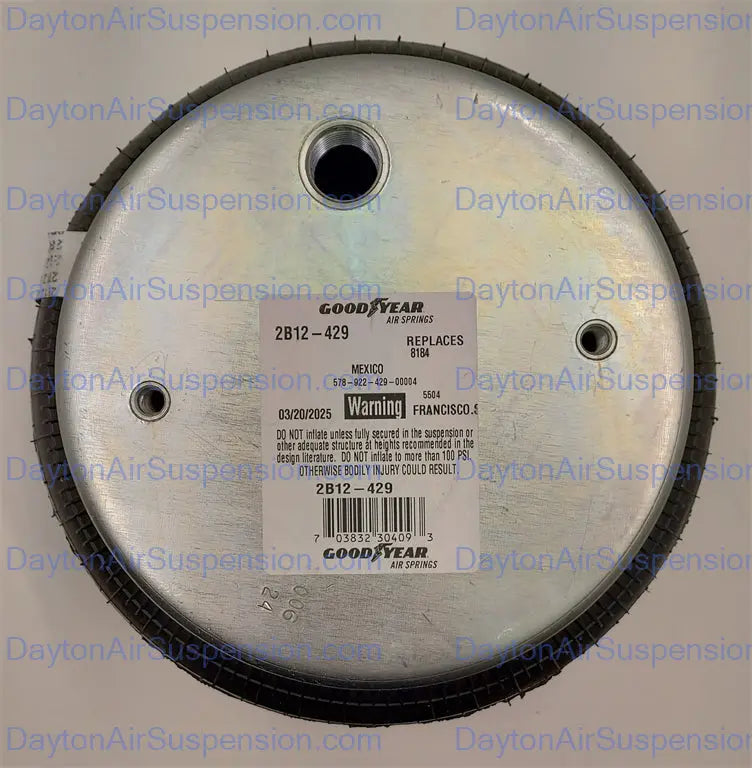 Goodyear Air Spring - 2B12-429 Goodyear