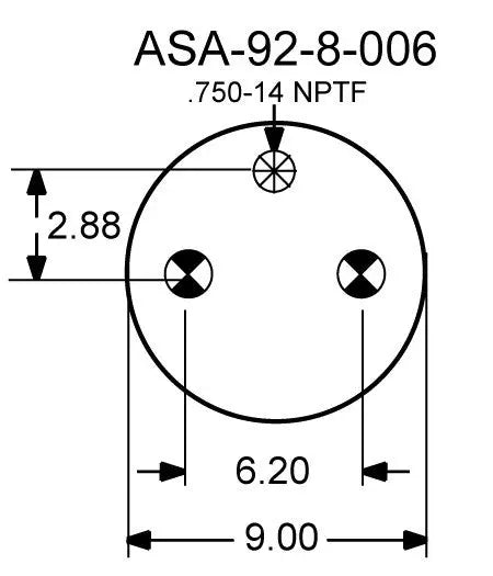 Goodyear Air Spring - 2B12-429 Goodyear