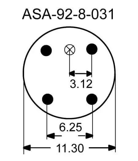 Goodyear Air Spring - 2B14-360 Goodyear