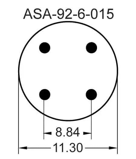 Goodyear Air Spring - 2B14-360 Goodyear